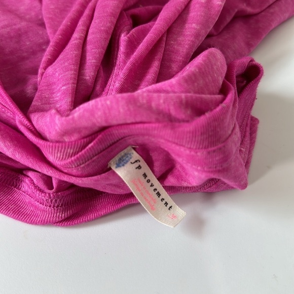 Free People Movement Undertow Shirt Pink Large - Picture 4 of 5